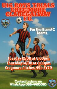U16 Boys Trials